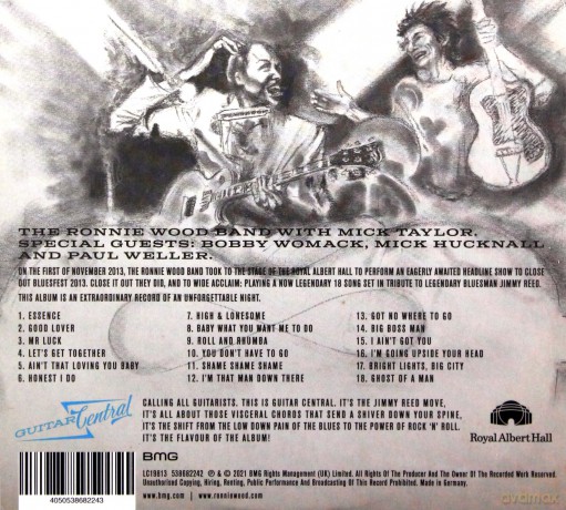 The Ronnie Wood Band: Mr Luck - A Tribute To Jimmy Reed: Live At The Royal Albert Hall [CD]