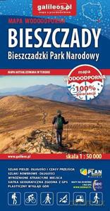 Bieszczady - Połoniny - 1:25 000 mapa syntetyczna
