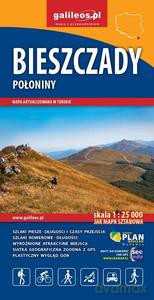 Bieszczady - Połoniny - mapa 1:25 000