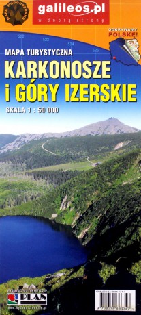 Karkonosze i Góry Izerskie-mapa laminowana 1:50000