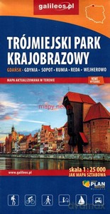 Trójmiejski Park Krajobrazowy - mapa - 1:25 000