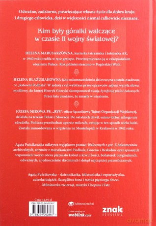 Waleczne z gór. Nieznane historie bohaterskich kobiet - Agata Puścikowska [KSIĄŻKA]