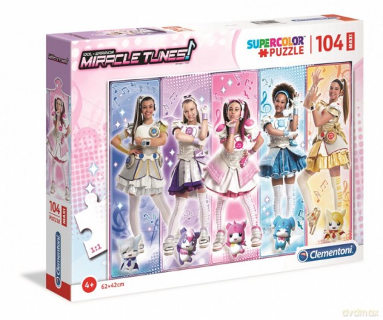 CLEMENTONI 104 el. Maxi Super Kolor Miracle Tunes [PUZZLE]