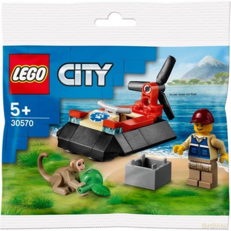 LEGO City 30570 Poduszkowiec ratowników dzikich zwierząt [KLOCKI]