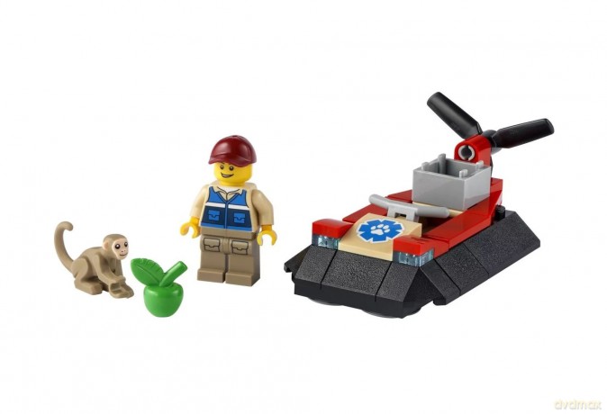LEGO City 30570 Poduszkowiec ratowników dzikich zwierząt [KLOCKI]