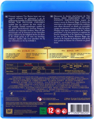 Miss Peregrine's Home for Peculiar Children (Osobliwy dom pani Peregrine) [Blu-Ray]