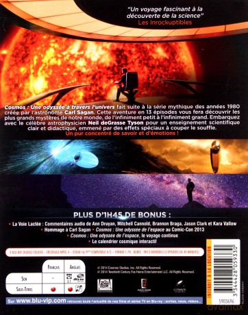 Cosmos: A Spacetime Odyssey (Kosmos) [4xBlu-Ray]
