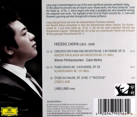Lang Lang: Chopin [CD]
