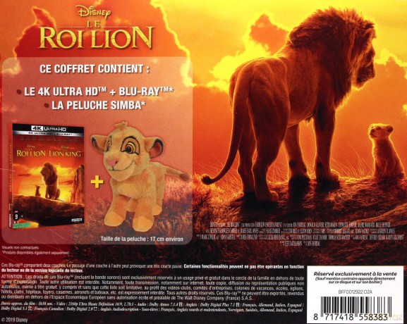 The Lion King (Król Lew) (Disney) [Blu-Ray 4K]+[Blu-Ray]
