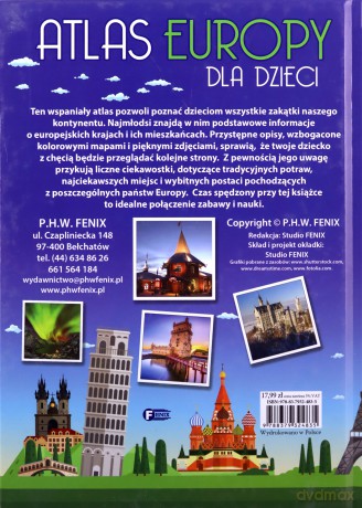 Atlas Europy dla dzieci [KSIĄŻKA]