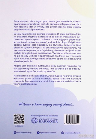 Czytanie harmonijne. Skuteczna nauka czytania dla małych dzieci oraz uczniów z trudnościami - Małgorzata Barańska [KSIĄŻKA]