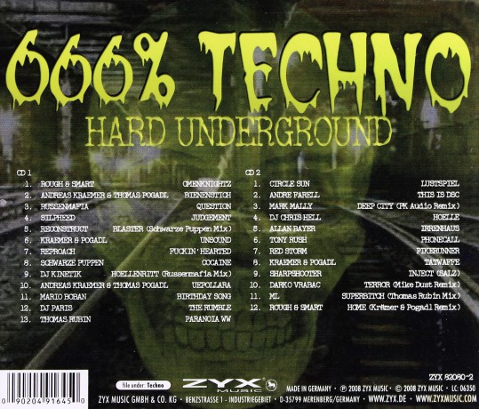 666% Techno - Hard Underground [2CD]