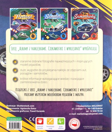 Monster Trucki. Album z naklejkami. Ciekawostki i wyklejanie [KSIĄŻKA]