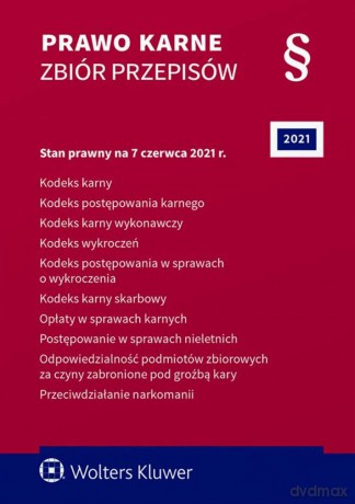Prawo karne. Zbiór przepisów [KSIĄŻKA]