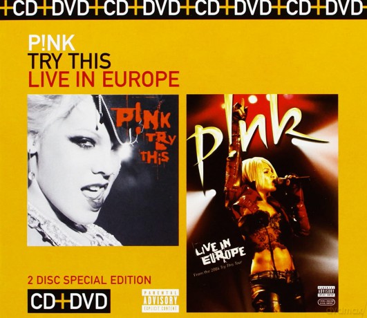 Pink: Try This / Live In Europe (P!nk) [DVD]+[CD]