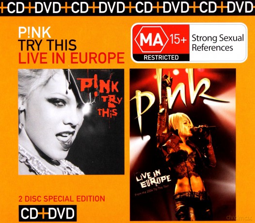 Pink: Try This / Live In Europe (P!nk) [DVD]+[CD]