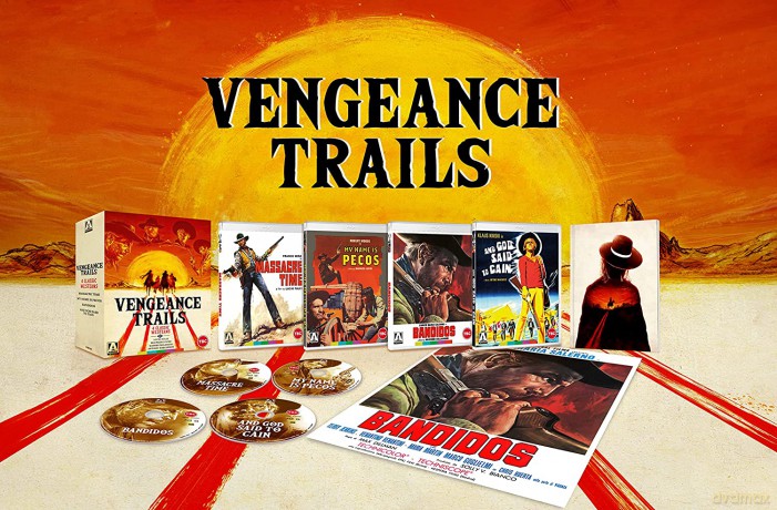 Vengeance Trails: Four Classic Westerns: Massacre Time / My Name is Pecos / Bandidos / And God Said to Cain (Limited) [BOX] [4xBlu-Ray]