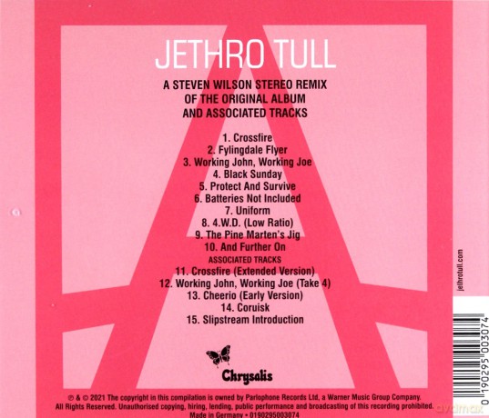 Jethro Tull: A (The 40th Anniversary Edition) [CD]