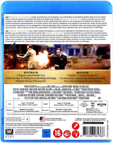 Kingsman: The Golden Circle (Kingsman: Złoty krąg) [Blu-Ray]