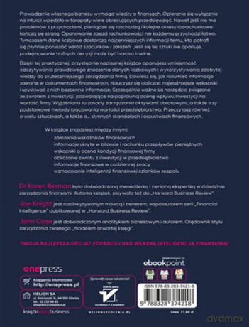 Inteligencja finansowa. - Karen Berman, Joe Knight [KSIAŻKA]