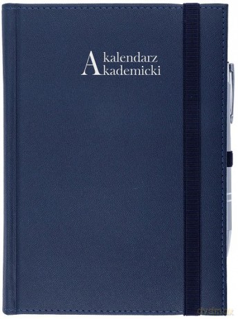 Kalendarz akademicki 2021/2022 A5T Cross z gumką granat [KALENDARZ]