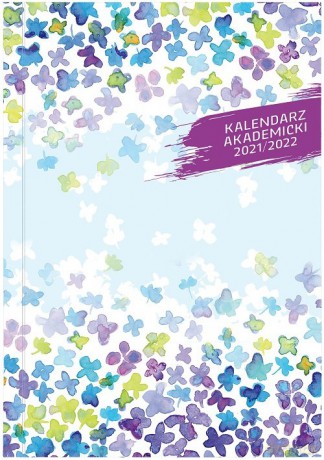 Kalendarz akademicki 2021/2022 A5T PCV bezbarwny Motyle [KALENDARZ]