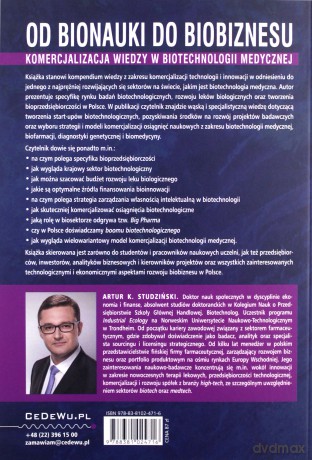 Od bionauki do biobiznesu. - Artur K. Studziński [KSIAŻKA]