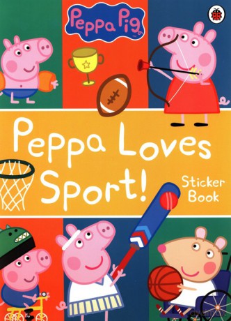Peppa Pig Peppa Loves Sport! Sticker Book [KSIAŻKA]