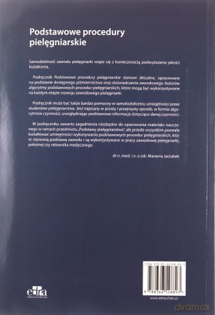 Podstawowe procedury pielęgniarskie [KSIAŻKA]