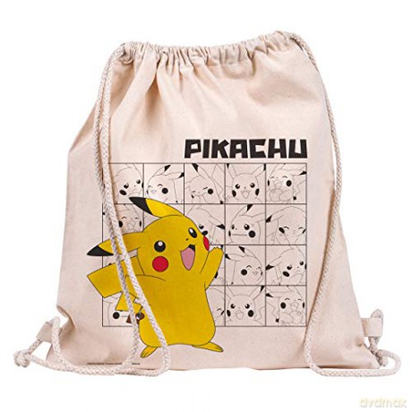 Pokemon: Pikachu Cotton Drawstring Torba