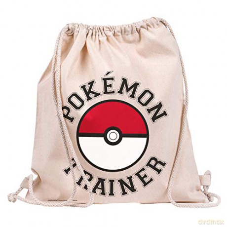 Pokemon Trainer Cotton Drawstring Torba