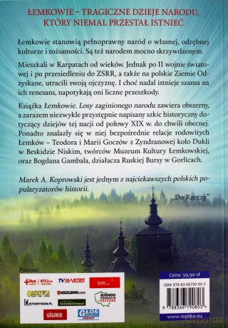 Łemkowie Losy zaginionego narodu - Marek A. Koprowski [KSIĄŻKA]