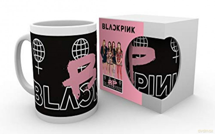 Black Pink Kubek Drip