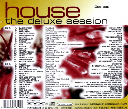 House: The Deluxe Session [2CD]
