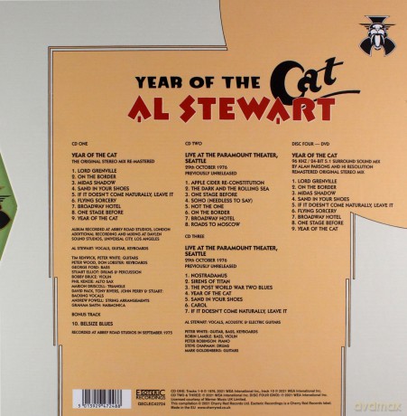 Al. Stewart: Year Of The Cat (45th Anniversary Deluxe) [3CD]+[DVD]