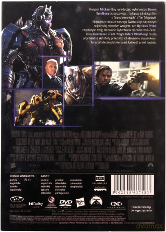Transformers 5: Ostatni Rycerz [DVD]