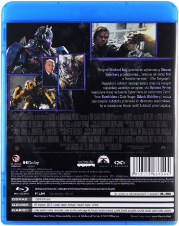 Transformers: Ostatni Rycerz [Blu-Ray]