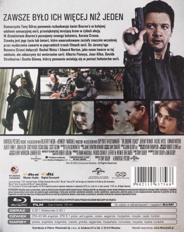 Dziedzictwo Bourne'a (Platinum Collection) [Blu-Ray]