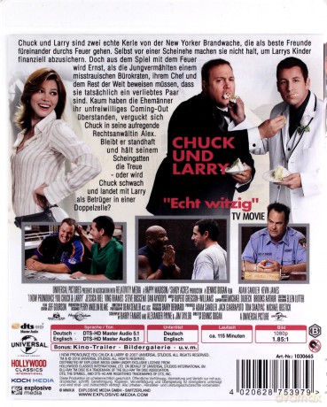 I Now Pronounce You Chuck & Larry (Państwo młodzi: Chuck i Larry) [Blu-Ray]