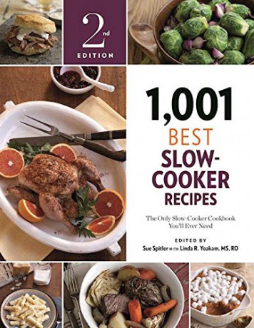 1,001 Best Slow-Cooker Recipes: The Only Slow-Cooker Cookbook You'll Ever Need - Sue Spitler [KSIĄŻKA]