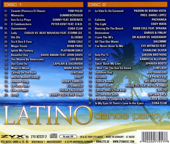 Latino Dance Party 2009 [2CD]