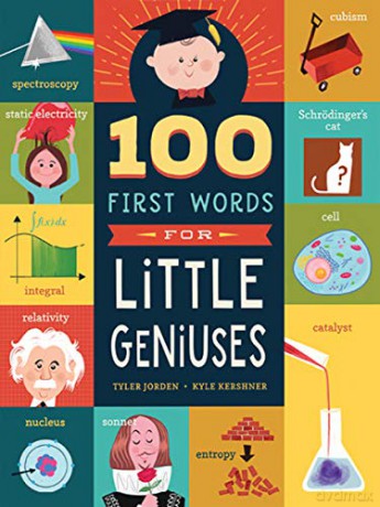 100 First Words for Little Geniuses: 2 - Tyler Jorden [KSIĄŻKA]