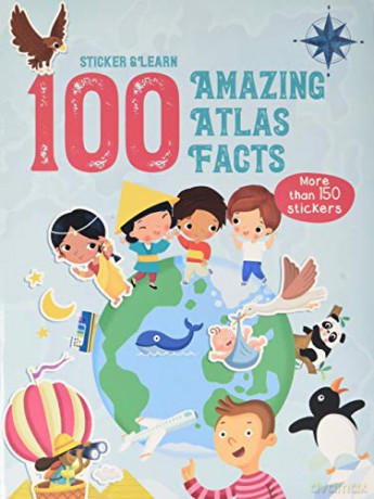 100 Fun Facts to Sticker: Atlas [KSIĄŻKA]