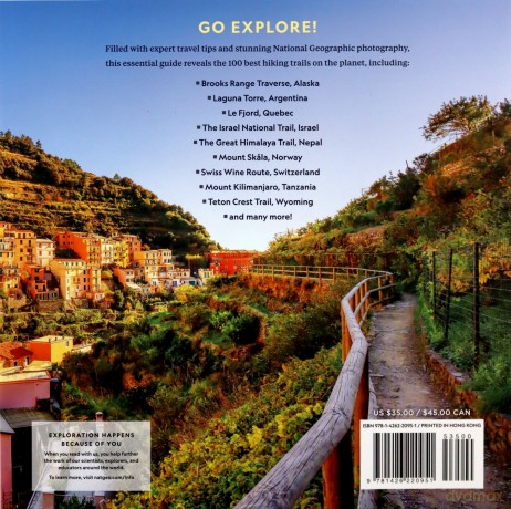 100 Hikes of a Lifetime: The World's Ultimate Scenic Trails - Kate Siber [KSIĄŻKA]