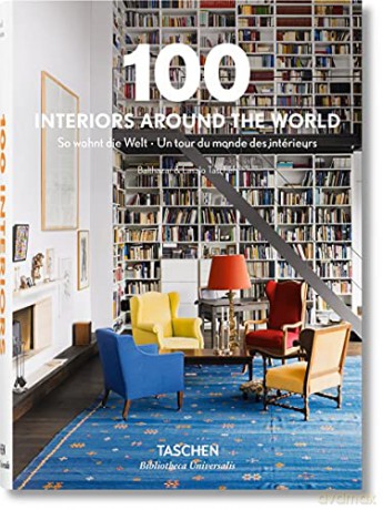 100 Interiors Around the World: BU (Bibliotheca Universalis) - Angelika Taschen [KSIĄŻKA]