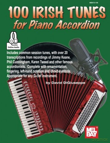 100 Irish Tunes for Piano Accordion - Daviid DiGiuseppe [KSIĄŻKA]