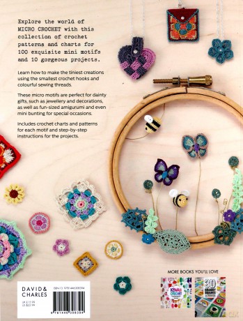 100 Micro Crochet Motifs: Patterns and charts for tiny crochet creations - Steffi Glaves [KSIĄŻKA]