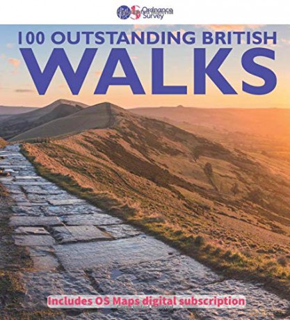 100 Outstanding British Walks: Includes 6 Month Digital Subscription to Download OS Maps (Ordnance Survey Pathfinder Guides) - Ordnance Survey [KSIĄŻKA]