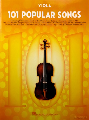 101 Popular Songs - Viola: For Viola (Instrumental Folio) [KSIĄŻKA]