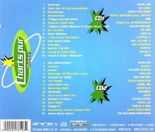 Charts Pur: Dance [2CD]